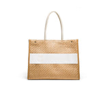 Straw Signature Bag