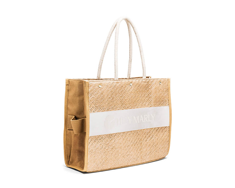 Straw Signature Bag