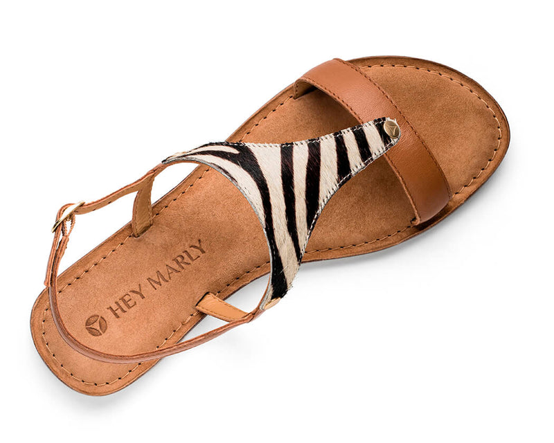 Animal Print - Comfort Riemen Cognac TS