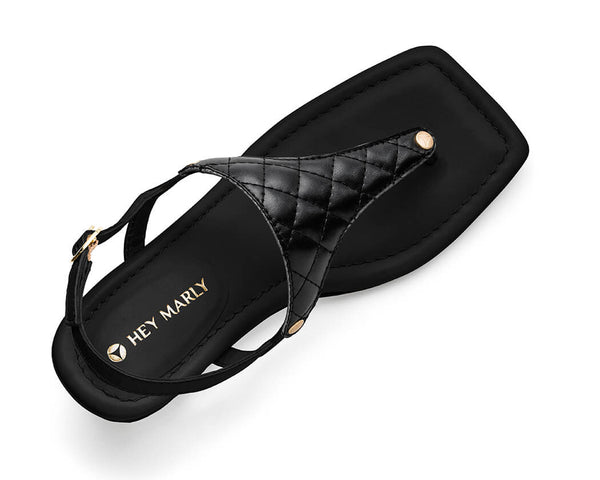 Classy Square - Block Heel Mid Black TS