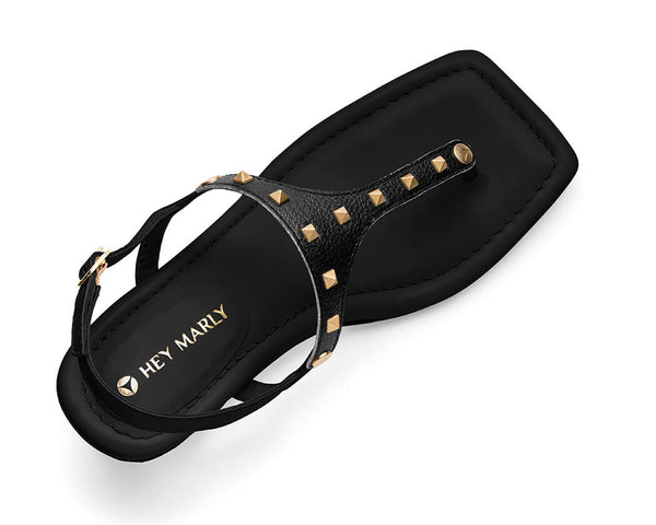 Rock Rebel - Block Heel Mid Black TS