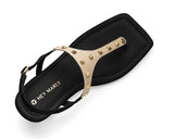 Rock Rebel - Block Heel Mid Black TS