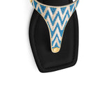 Sandy Lines - Block Heel Mid Black TS