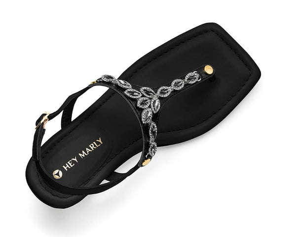 Sparkling Sea - Block Heel Mid Black TS