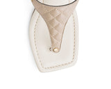 Classy Square - Block Heel Mid Crema TS