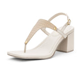 Milano Cool - Block Heel Mid Crema TS