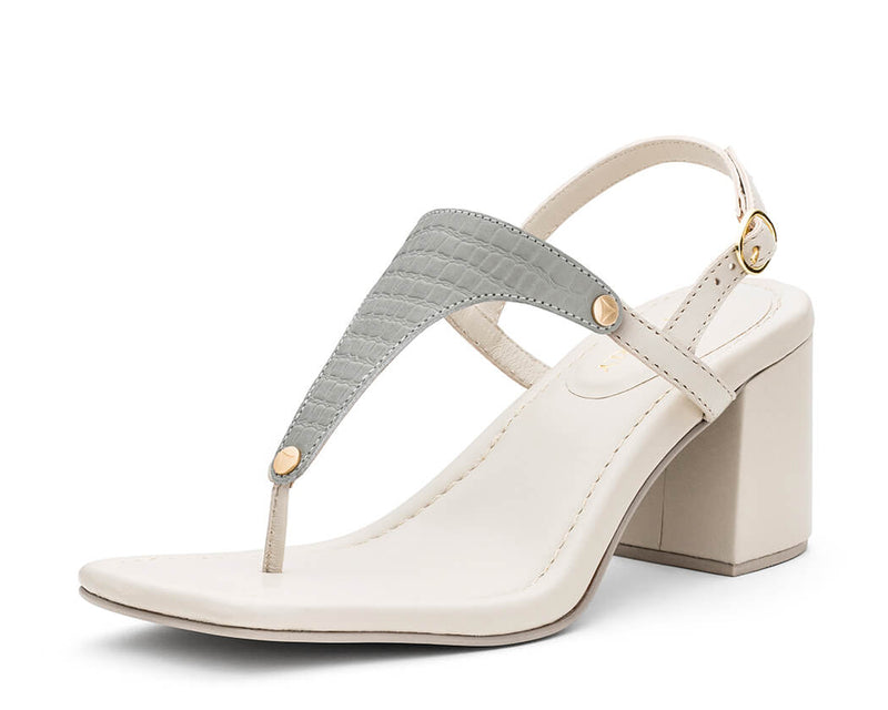 Milano Cool - Block Heel Mid Crema TS