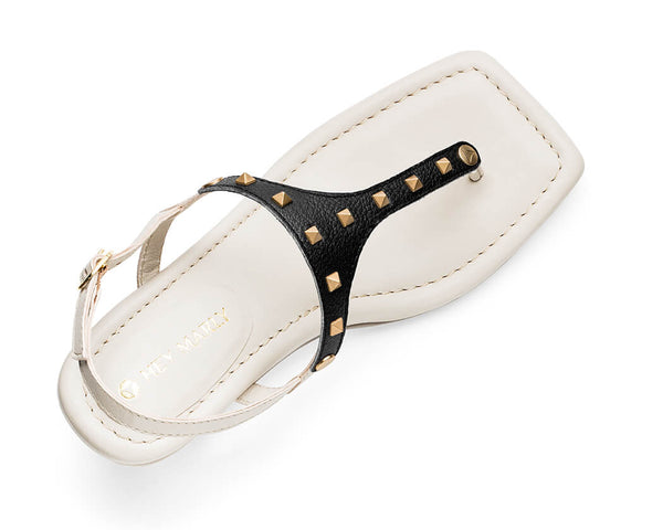 Rock Rebel - Block Heel Mid Crema TS