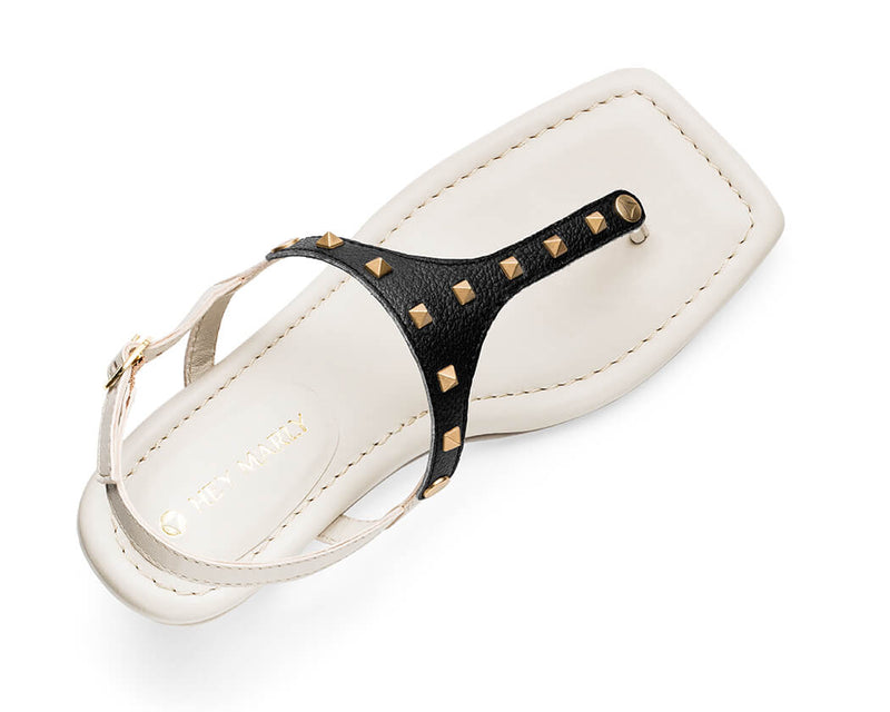 Rock Rebel - Block Heel Mid Crema TS