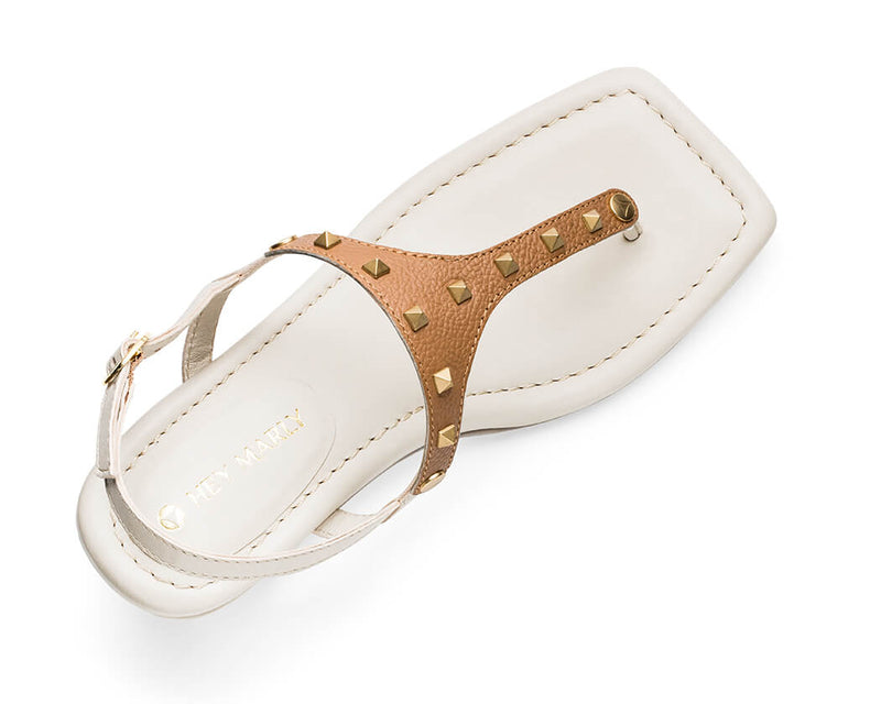 Rock Rebel - Block Heel Mid Crema TS