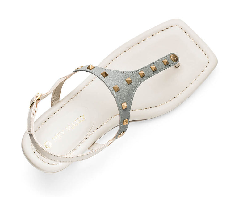 Rock Rebel - Block Heel Mid Crema TS