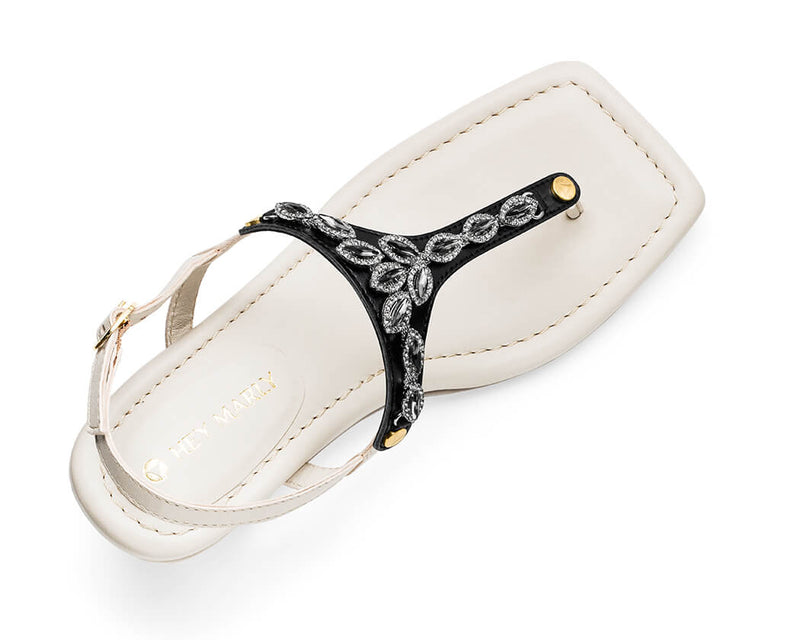Sparkling Sea - Block Heel Mid Crema TS