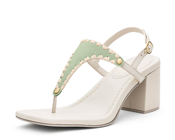 Summer Sensation - Block Heel Mid Crema TS