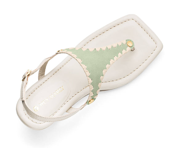 Summer Sensation - Block Heel Mid Crema TS