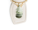 Tulum Tassle - Block Heel Mid Crema TS