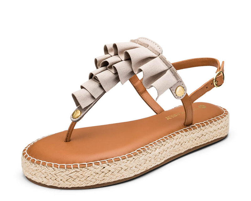Ruffle Romance - Plateau Bast Cognac TS