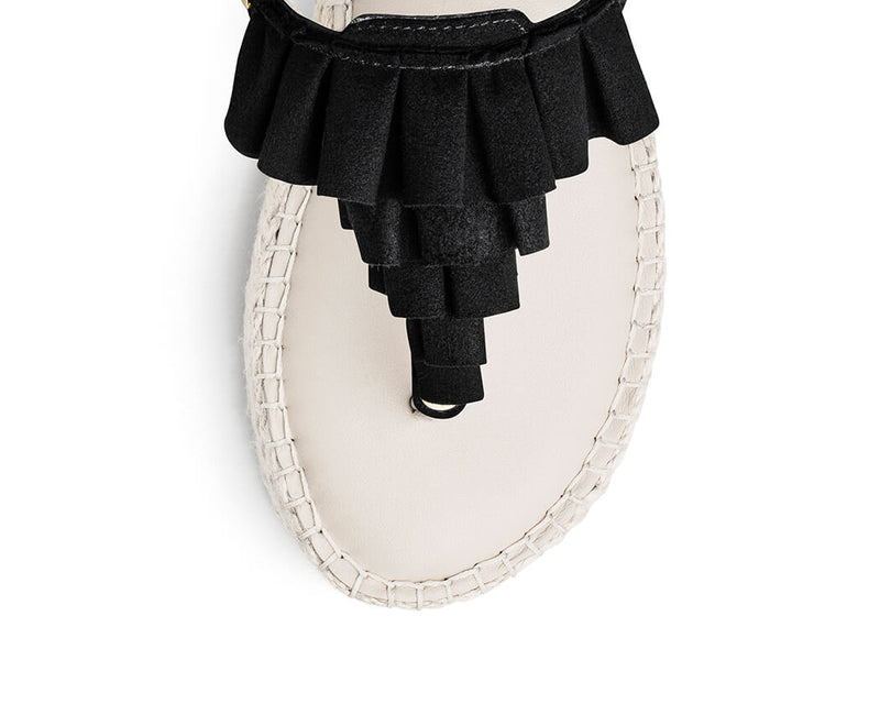 Ruffle Romance - Plateau Bast Crema TS