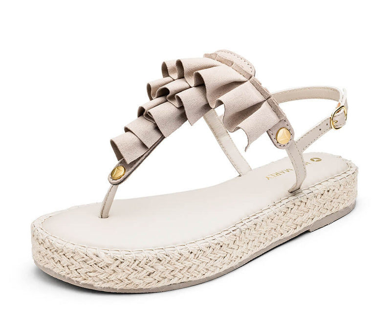 Ruffle Romance - Plateau Bast Crema TS
