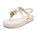 Tulum Tassle - Plateau Bast Crema TS