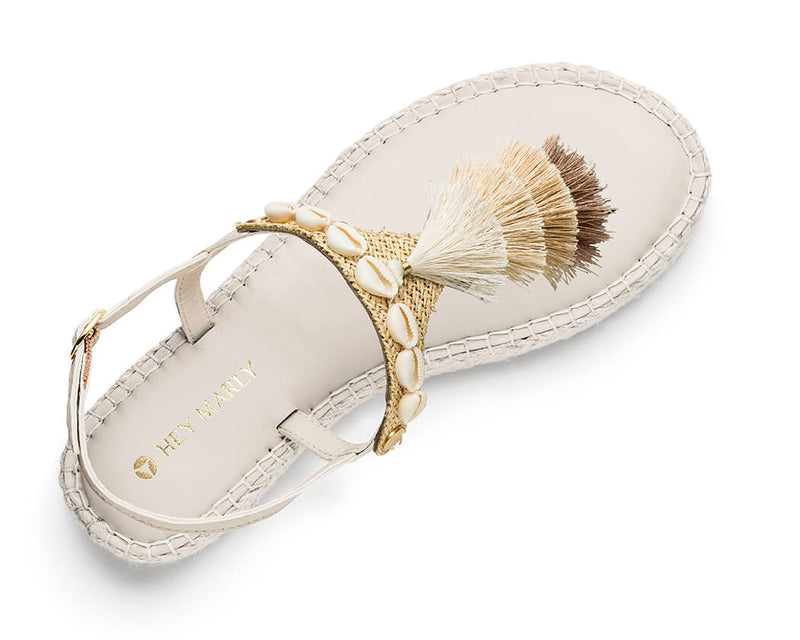 Tulum Tassle - Plateau Bast Crema TS