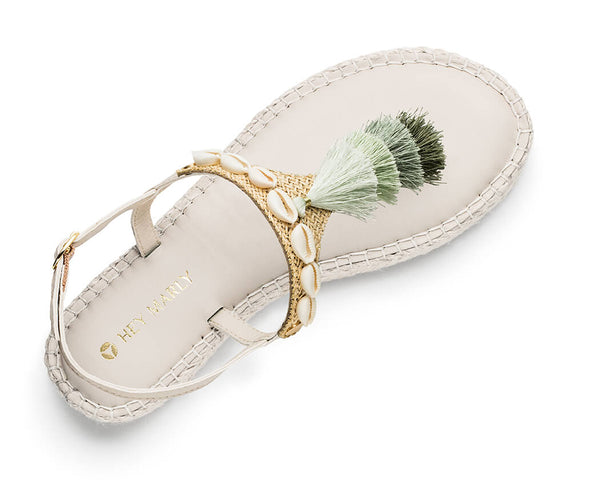 Tulum Tassle - Plateau Bast Crema TS