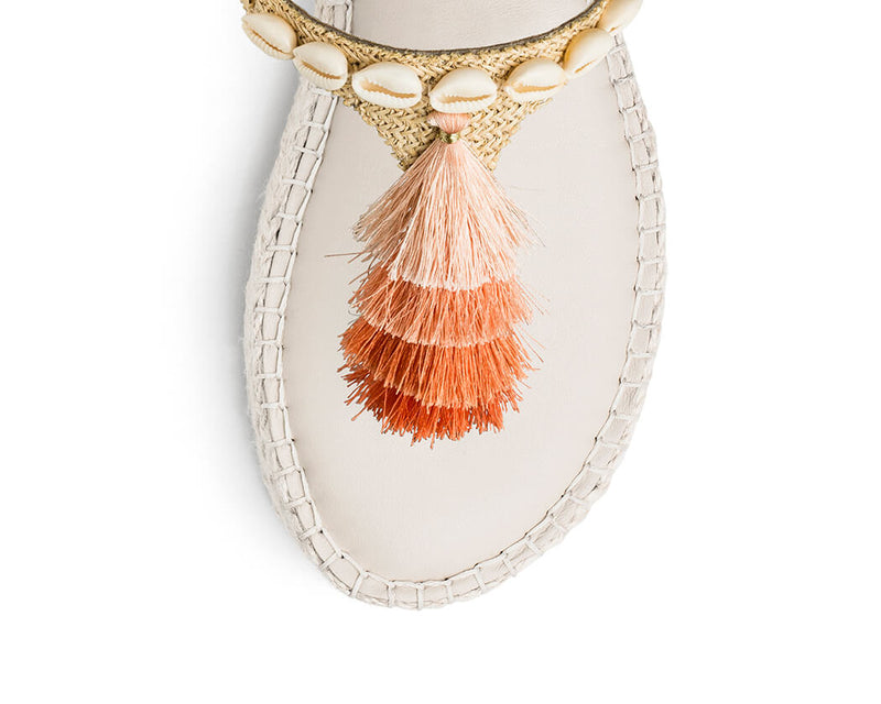Tulum Tassle - Plateau Bast Crema TS
