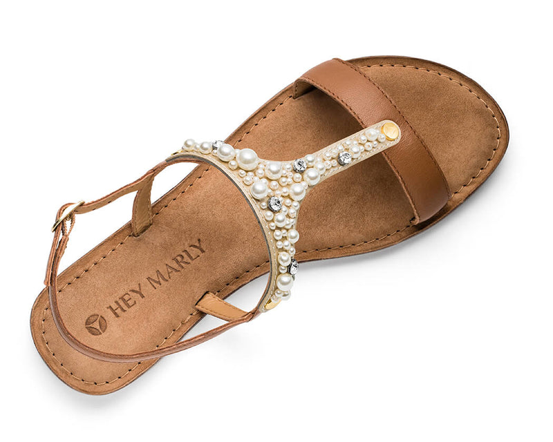 Precious Pearl - Comfort Riemen Cognac TS