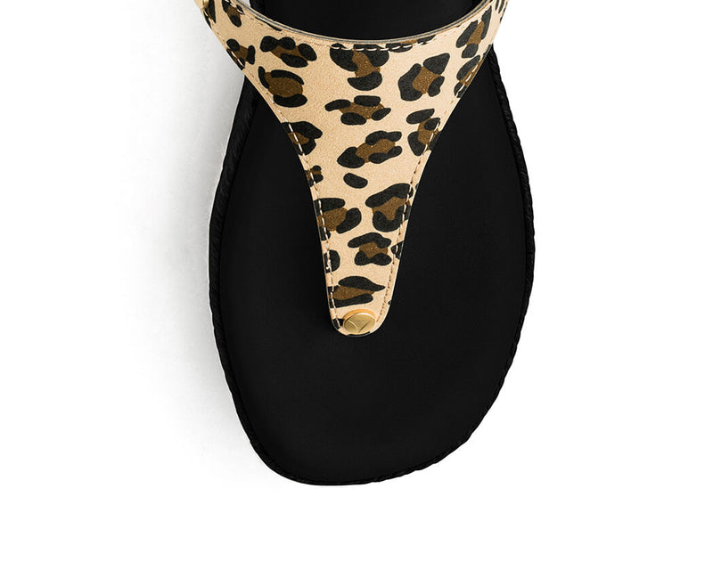 Animal Print - Wedge Bast High Black TS