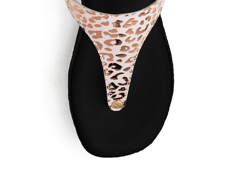 Animal Print - Wedge Bast High Black TS