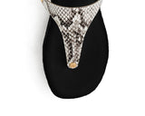 Animal Print - Wedge Bast High Black TS