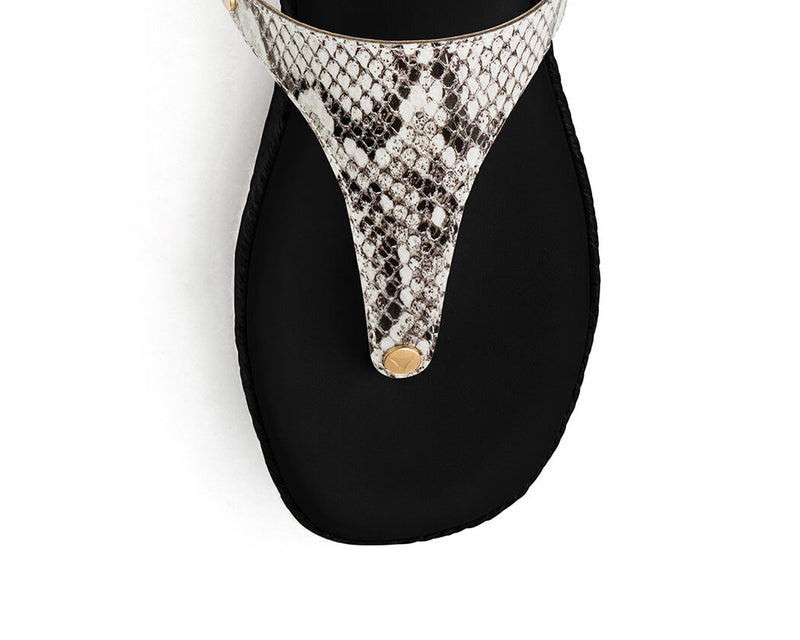 Animal Print - Wedge Bast High Black TS