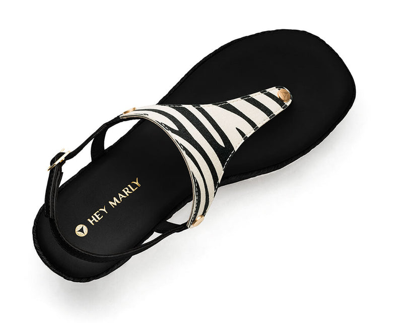 Animal Print - Wedge Bast High Black TS