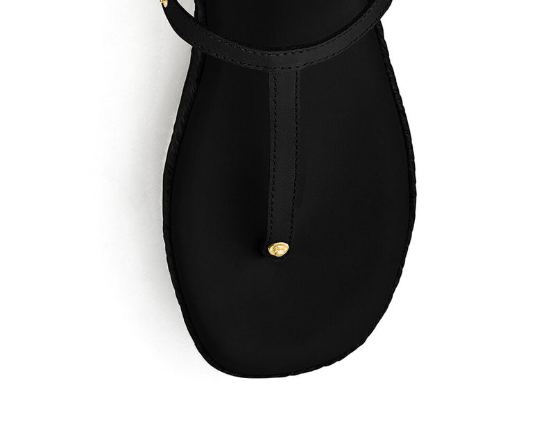 Wedge Bast High Black TS