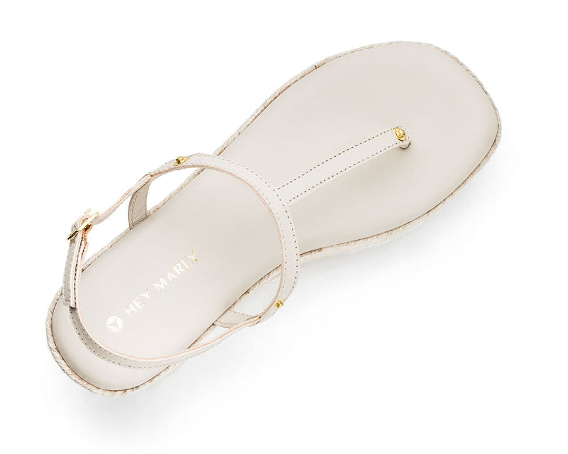 Wedge Bast High Crema TS