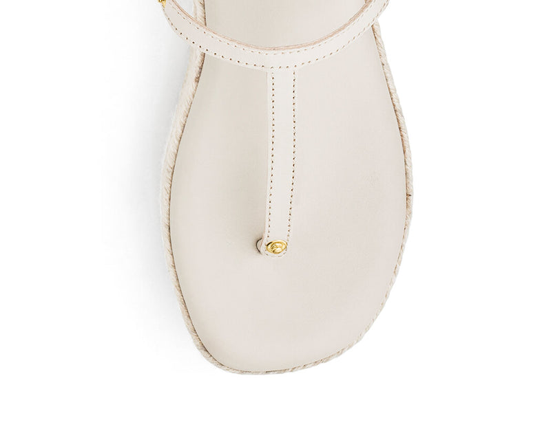 Wedge Bast High Crema TS