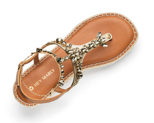 Brilliant Life Chain - Wedge Bast Mid Cognac TS