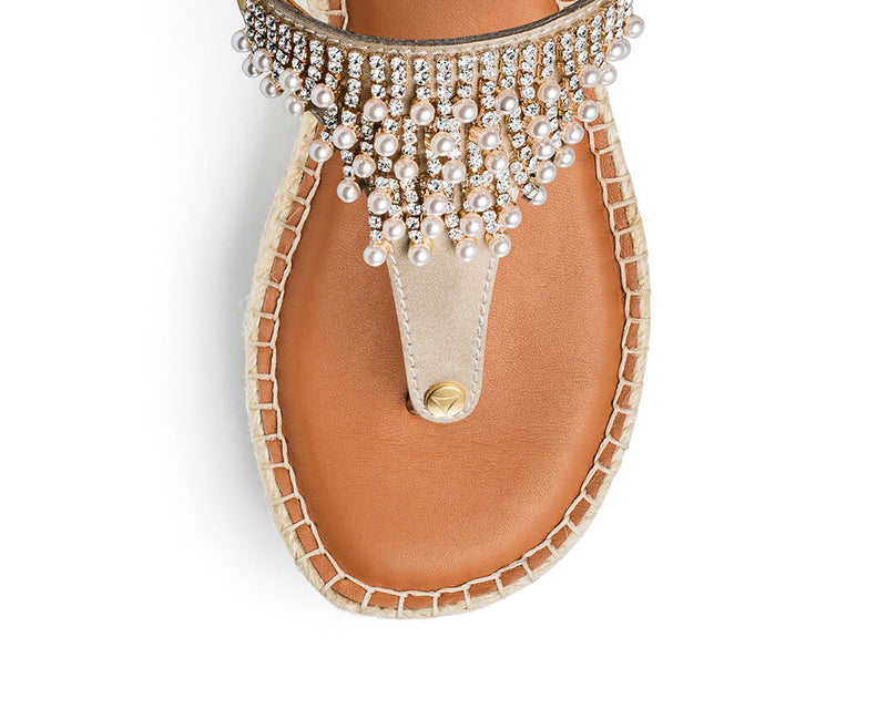 Day to Night - Wedge Bast Mid Cognac TS