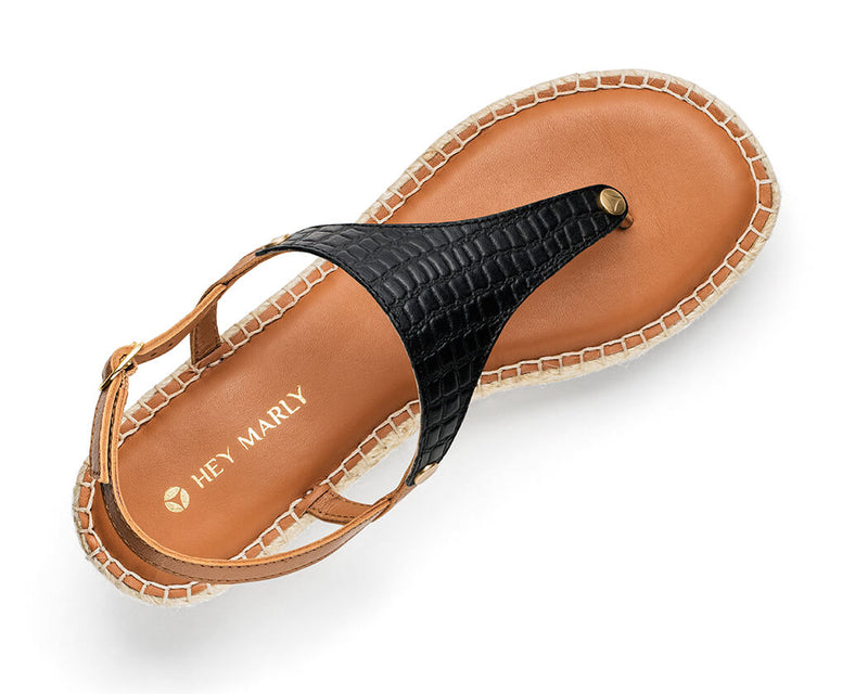 Milano Cool - Wedge Bast Mid Cognac TS