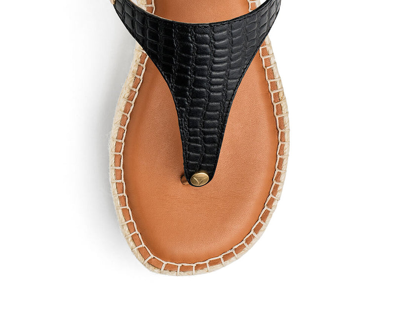 Milano Cool - Wedge Bast Mid Cognac TS