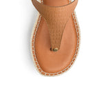 Milano Cool - Wedge Bast Mid Cognac TS