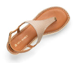 Milano Cool - Wedge Bast Mid Cognac TS