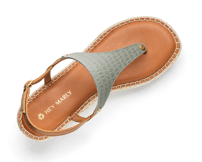 Milano Cool - Wedge Bast Mid Cognac TS