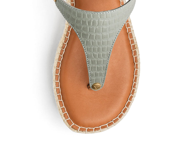 Milano Cool - Wedge Bast Mid Cognac TS