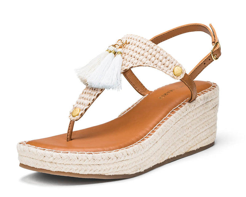 Pom de Cassis - Wedge Bast Mid Cognac TS