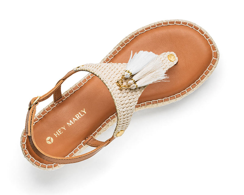 Pom de Cassis - Wedge Bast Mid Cognac TS