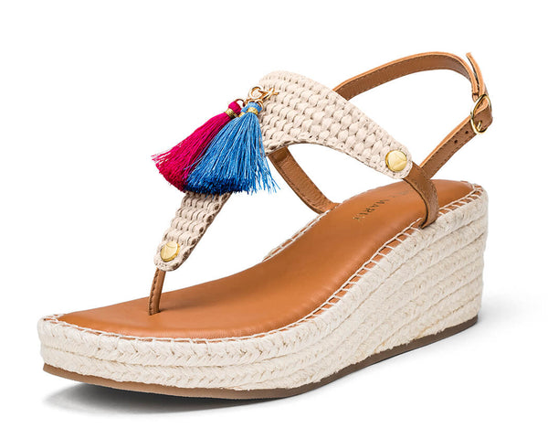 Pom de Cassis - Wedge Bast Mid Cognac TS