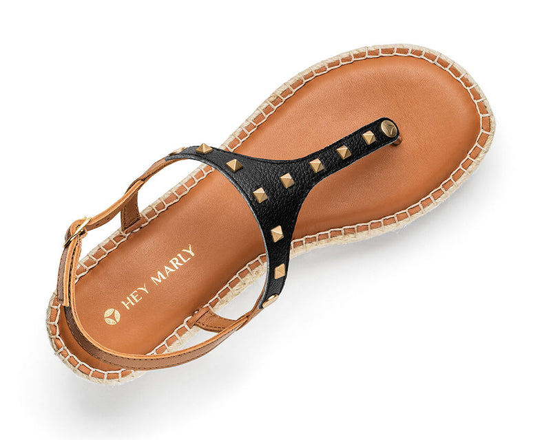 Rock Rebel - Wedge Bast Mid Cognac TS
