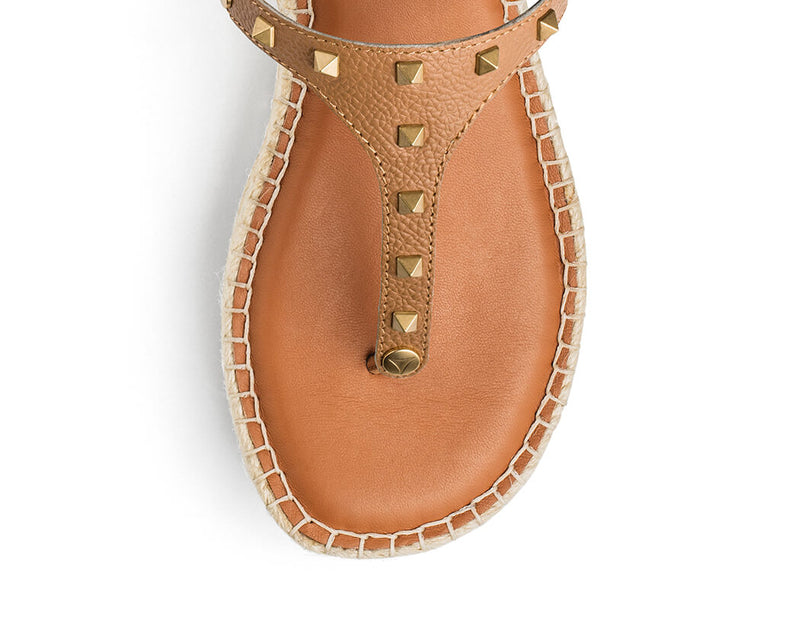 Rock Rebel - Wedge Bast Mid Cognac TS