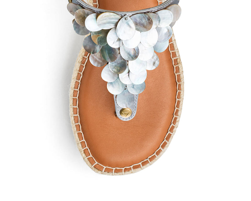 Shiny Pearl - Wedge Bast Mid Cognac TS