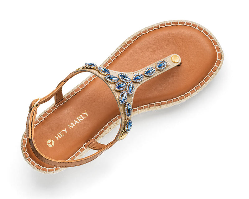 Sparkling Sea - Wedge Bast Mid Cognac TS